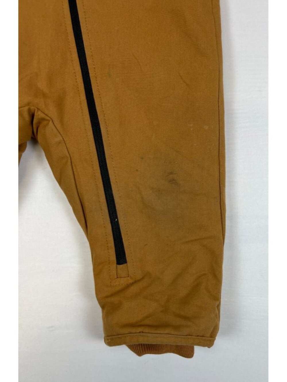 Carhartt 18M Toddler Brown Quick Duck Hooded Insulated Coverall Snowsuit - Picture 6 of 10